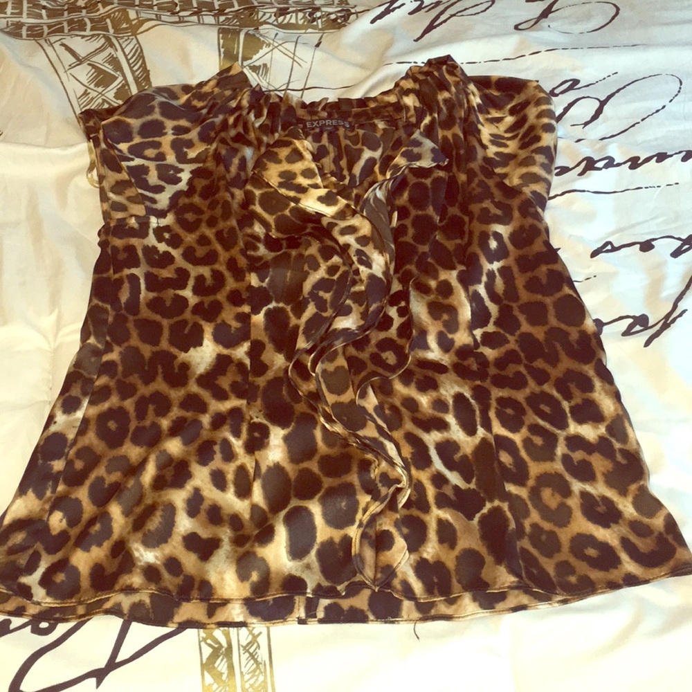Express Blouse in leopard print